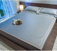 Bed Cooling Topper Mat Mattress Pad Cushion Mattresses Cooling Bedding Ice Silk Mat Air Conditioning Mats Coff In 2020 Mattress Pad Thick Mattress Topper Best Mattress