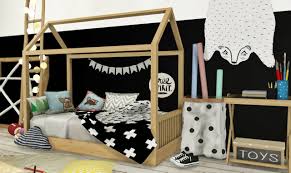 Mxims Bambooko Toddlers Bed And Blanket Bambooko House Bed Frame For Toddlers By Bambooko Eu 20 Swatches Toddler Bed Frame Toddler Bed House Frame Bed