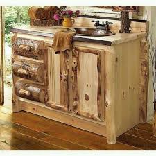05 woodland 42 cedar log vanity. 17 Amazing Rustic Bathroom Vanity Ideas Protoolzone