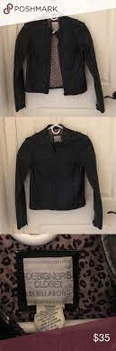 Billabong Designers Closet Faux Leather Jacket Black Faux Leather Jacket Small Billabong Jacket Black Faux Leather Jacket Faux Leather Jackets Leather Jacket
