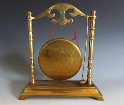 Rare Vintage Chinese Asian Oriental Brass Table Bell Set 29 99 Via Etsy Bells Mirror Table Vintage