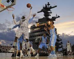 North Carolina Vs Michigan State On An Aircraft Carrier Aircraft Carrier North Korea Michigan