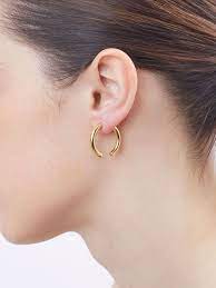 broken 25 pierced earring gold high polish 金のイヤリング ピアス ピアス ゴールド