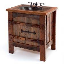 The old barn wood has a lot of unique characteristics which makes it very unique. Rustic Reclaimed Barnwood Bathroom Vanity