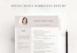 Maybe you would like to learn more about one of these? Resume Social Media Marketing Creative Photoshop Templates Creative Market