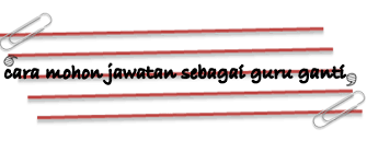 Permohonan guru ganti mystep ini boleh dimohon dengan menghantar permohonan ke alamat yang ditetapkan atau hanya melalui email sahaja. Cara Memohon Jawatan Sebagai Guru Ganti Tinta Hayati