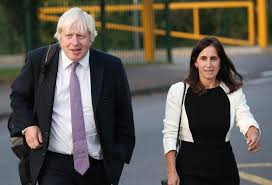 Photos showed biden, 70, laughing with carrie johnson, 33, and little wilfred near the ocean in cornwall, where their husbands sat down ahead of the g7 summit. Who Is Boris Johnson S Ex Wife Marina Wheeler