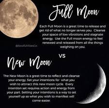 Full Moon Vs New Moon Newmoonritual Full Moon Vs New Moon New Moon Full Moon New Moon New Moon Rituals