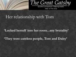 Daisy Buchanan Quotes And Analysis - Quotes From The Great Gatsby ... via Relatably.com