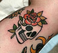 Check spelling or type a new query. Old School American Traditional Skull Tattoo Novocom Top