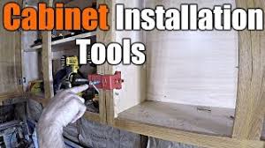 must have tools to install cabinets