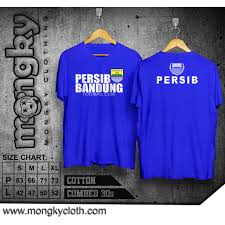 Pisahkan desain baju yang kurang potensial, jadikan 10 desain. Kaos Supporter Bola Persib Bandung Desain 1 Shopee Indonesia
