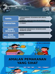 Amalan supaya uri/baby berada pada kedudukan yang betul. Amalan Pemakanan Yang Sihat Ting 3 Power Point