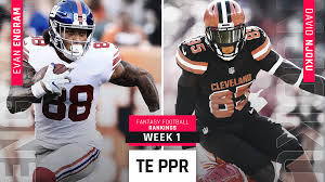 2016 nfl week 1 fantasy football flex/ppr rankings. Week 1 Fantasy Ppr Rankings Tight End Sporting News