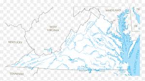 Fishing in wayne county lakes in west virginia. Major Rivers And Lakes In Virginia With No Contour Map Of Virginia Rivers Hd Png Download Vhv