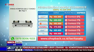 Desainnya ialah one press body dapat digunakan untuk panci yang berukuran 28 cm. Perbandingan Harga E Commerce Rinnai Kompor Gas 2 Tungku Ri 712 T Youtube