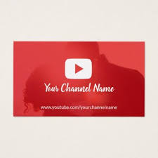 Youtube Channel Custom Photo Youtuber Business Card Zazzle Com Photo Business Cards Custom Photo Cards