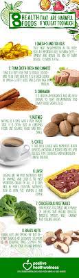 Are you getting enough sun? 8 Health Foods That Are Harmful If You Eat Too Much Infographic Health Food Health And Nutrition Healthy Snacks