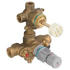 Use your wrench and tighten it up but. 2 Handle Thermostatic Rough Valves American Standard
