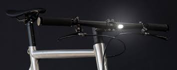 lightskin lenker mit integriertem frontlicht led telescope image