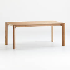 Ivy Rectangle Wood Dining Table Crate And Barrel In 2020 Wood Rectangle Dining Table Simple Dining Table Oak Dining Table