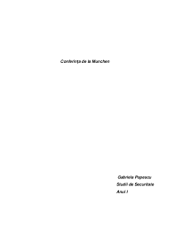 Doc ConferinÈ›a De La Munchen Gabriela Popescu Academia Edu