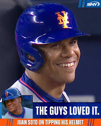 Juan Soto says his teammates were joking with him in the dugout that he  should tip his hat to Yankee fans when they booed him before his first  at-bat. Soto did just