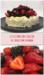 Coconut Dacquoise By Christophe Michalak Recipe Dacquoise Best Cake Recipes Cake Recipes