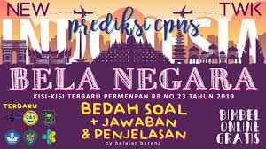 Suka Suaranya Soal Hots Bela Negara Twk Cpns Lengkap Beserta Jawaban Youtube