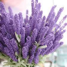 New artificial silk flower arrangement lavender with grasses in a white planter. Hot Sale Wedding Decor 12 Heads Artificial Lavender Flowers Bouquet Home Wedding Table Party Decor Art Home Decor Ghmy Artificial Dried Flowers Aliexpress