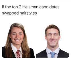 The chicago bears have made a big with lawrence celebrating at home with his family, second pick wilson was the first recipient of the commissioner's embrace. Gretcheninok On Twitter If The Top Two Heisman Candidates Mac Jones Of Alabama And Trevor Lawrence Of Clemson Switched Hairstyles