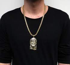Dieci 10k gold initial pendant with 18 chain more choices. Buy 10k Yellow Gold Two Tone Large Jesus Piece Pendant Online At So Icy Jewelry
