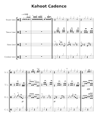 200x200 bass drum icons noun project. Kahoot Title Theme Sheet Music For Snare Drum Tenor Drum Bass Drum Crash Drum Corps Modern Musescore Com