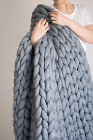 Ohhio.com/shop/blankets/ here's how you knit a medium throw using your arms! Chunky Knit Blanket Chunky Knit Throw Arm Knitted Blanket Chunky Knit Giant Blanket Merino Wool Blanket From Fenglei1108 91 66 Dhgate Com