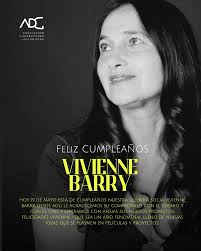Hoy 19 de mayo está de cumpleaños nuestra querida socia @viviennebarry  Desde ADG le agradecemos su compromiso con el gremio y con el cine y  esperamos con ansias sus nuevos proyectos. Felicidades