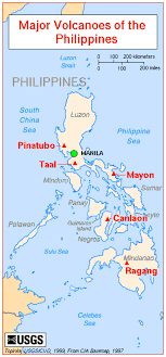 Pinatubo crater park is a scenic viewpoint in zambales. Map Of Major Volcanoes Of The Philippines Volcano Philippines Philippines Travel