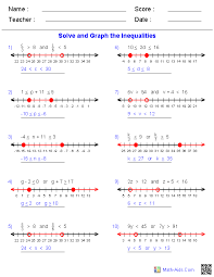 Numbered coordinate graph paper worksheets for all download and math. Algebra 1 Worksheets Inequalities Worksheets
