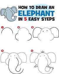 How To Draw An Elephant Kid Scoop Elephant Drawing Art Drawings For Kids Drawing For Kids
