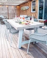 Tavola Driftwood Gray Dining Table For 6 In 2020 Grey Dining Tables Patio Decor Outdoor Dining Table