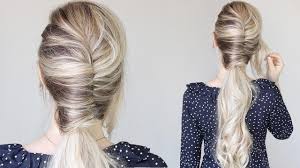 Below is an array of classic look that can be worn with any hair length. 20 Easy Hairstyles You Can Do Fast Quick Diy Hairstyles 2020