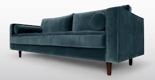 Sven Pacific Blue Sofa Sofas Bryght Modern Mid Century And Scandinavian Furniture Modern Blue Couches Modern Blue Sofa Green Sofa