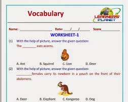 Grade 1 Worksheets In English Google Search English Vocabulary Grade 1 English Vocabulary Worksheets