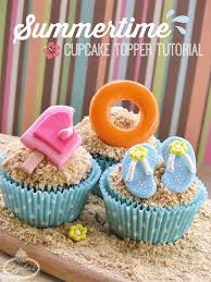 See more ideas about cupcake cakes, summer themed cupcakes, themed cupcakes. Beach Themed Cupcakes Free Tutorial On Bluprint Craftsy