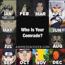 Who Is Your Comrade I Got Deidara Naruto Birthday Game Anime Naruto Naruto Shippudden