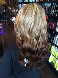 Reverse Ombre Black And Blonde Hair Pin On Hair