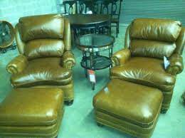 hancock moore austin hi back custom leather tilt back chairs ottomans furniture homestead house cool furniture