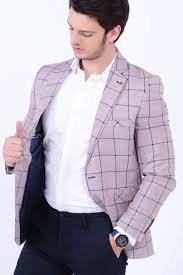 Erkek Blazer Ceket Kare Cizgili Bordo Blazer Ceket Genc Moda Erkek Genc Abiye Etnik Modelleri Indirim Kisa Giyim Dugun Blazer Ceket Moda Trenckot