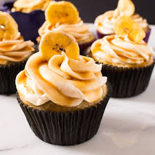 Roasted Banana Manhattan Cupcake With Bananas Cake Flour Baking Soda Baking Powder Salt Butter Sugar Large Boozy Desserts Roasted Banana Cupcake Recipes