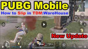 How To Slip In Tdm Warehouse In Pubg New Update Pubg Game Play How To Slip In Pubg Use Slide Youtube