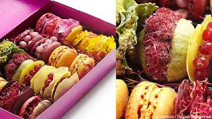 Macarons De Phalaenopsis Amarantes Pavot Roses Chrysanthemes Gastronomie Gateau De Fleurs Macaron